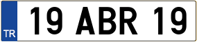 Truck License Plate